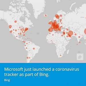10K views · 67 reactions | #Microsoft just launched a #coronavirus tracker as part of @Bing. https://t.co/XvJmnX8p8z | Digital Trends | Facebook