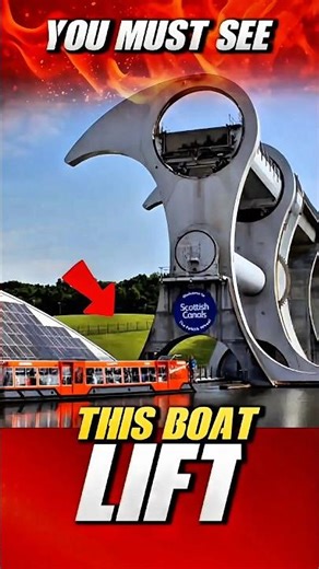 The MOST Futuristic Boat Lift! #funfact #fact #facts #shorts #short #technology #tech