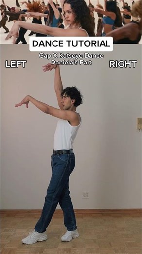 [Mirrored] Gap X Katseye "Milkshake" Dani's Part Dance Tutorial #katseye #gap #dance #dancetutorial