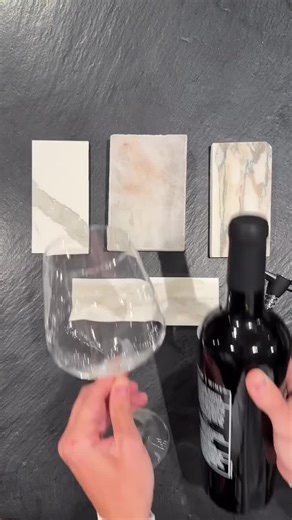 Countertop vs red wine, which material survives the stain test? In this video, we compare four of the most popular surface materials used in homes today, quartz, granite, porcelain, and quartzite, each one exposed to red wine to reveal how they truly react under real conditions. At #algarvegranite we can help you to choose the best worktop that suits your lifestyle! #CountertopTest #RedWineTest #QuartzVsGranite #quartzworktop
