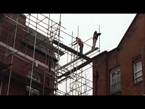 Work at height - scaffolder's safety failings