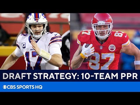 BEST Fantasy Draft Strategy in 10-team PPR leagues | CBS Sports HQ