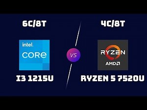 i3-1215U vs Ryzen 5 7520U – Alder Lake U vs Mendocino Laptop CPU Showdown
