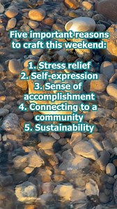 In case you needed a reason to be creative 🥰 . #crafts #creativehappylife #creativityfound #diyprojects #sustainmycrafthabit | Sustain My Craft Habit