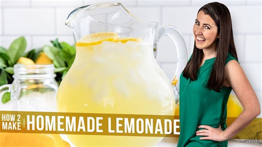 How to make a homemade lemonade recipe | The Stay At Home Chef