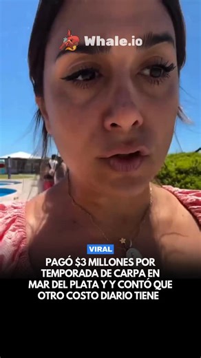 Cosito | Actualidad & Noticias on Instagram: "Pagó $3 millones por la temporada de carpa en un balneario de Mar del Plata, pero contó que además le cobraban un monto diario extra para usar una sombrilla junto a la pileta. El video generó debate por los precios del verano. ¿Qué opinas de esta situación?"