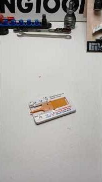 Tyre tread gauge for just 60p