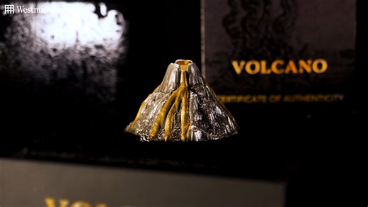 7.8K views · 54 reactions | Coins come in all different shapes and sizes. Struck from 5oz of 99.9% Pure Silver, this 3D Volcano is in fact a coin!  Watch our video to learn more about this eye-catching masterpiece and click here to secure one for your collection: westminstercollection.com/Volcano | The Westminster Collection | Facebook