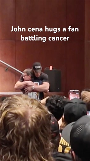 John Cena hugs a fan battling cancer at megacon 2026