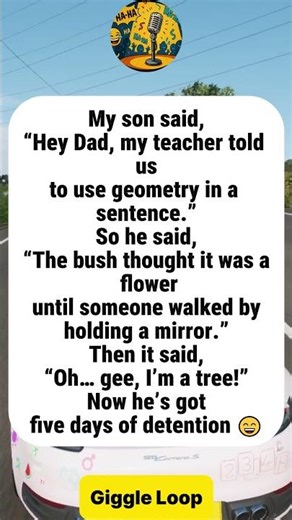 My Son Used Geometry In A Sentence — And Got Detention#funny #joke #humor