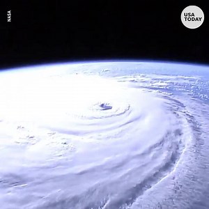 97K views · 34 reactions | A high-definition camera from NASA's ISS captured a close-up view of Hurricane Florence as it barrels toward the East Coast. https://usat.ly/2CPzwOk | USA TODAY Video | Facebook