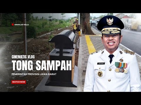 KEREN! Tong Sampah Modern Program Infrastruktur Pembangunan Jawa Barat Era Dedi Mulyadi