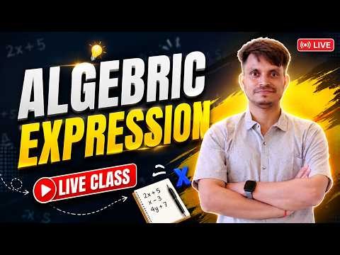 Algebraic Expressions in One Shot ⚡ Class 6 Maths | CBSE | Full Chapter | LIVE