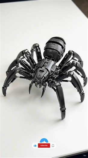 SPIDER 🕷️ epic transformation #transformation #transition #aianimation #mechnical #ai