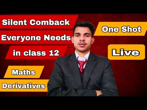 Class 12 Maths Derivatives Crash Course 🔥 Silent Comeback Batch (NEB Board)