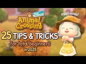 25 Animal Crossing BEGINNER TIPS! 🌲 (every early game tip EXPLAINED for new players)