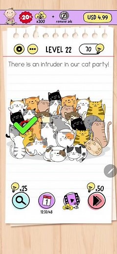 Brain Test Level 22 Solution & Walkthrough | Tricky Puzzles (Android & iOS Shorts)