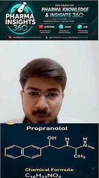 Propranolol Explained! Beta Blocker Uses & Side Effects #Shorts