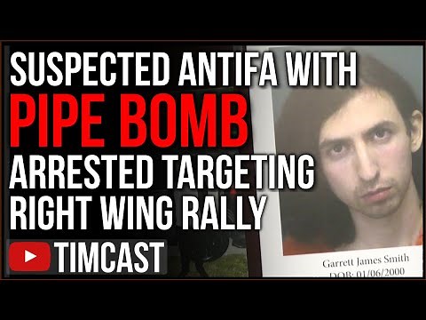 Police Arrest 'Antifa' With Explosive At Right Wing Rally, Corporate Press Pushes 2nd U.S. Civil War