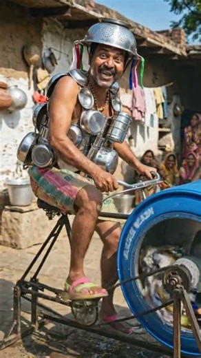 Check pinned comment 🙏🧩Cycle to washing machine 🫡🤯🤣#shorts #desitalent #desijugaad