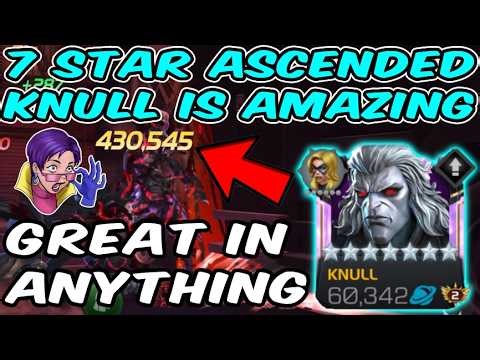 7 Star Rank 4 Ascended LvL 1 & LvL 2 Knull Gameplay! Best Champ In The Box? | MCOC