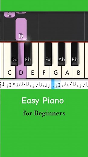 Easy piano song for beginners