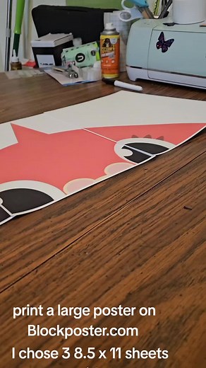 large cut out using your own printer #blockpostersdotcom #epsonecotank