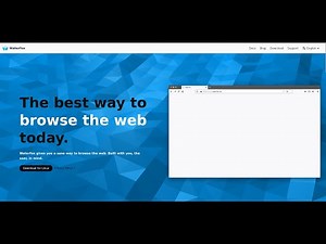 Waterfox, an excellent web browser