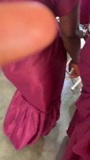 Cultural Gathering in Vibrant Red Attire