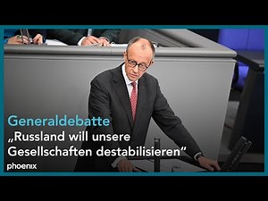Generaldebatte zum Bundeshaushalt: Rede von Bundeskanzler Friedrich Merz (CDU) | 17.09.25