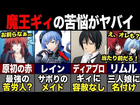【転スラ】作中最強の魔王ギィが振り回される...?!ディアブロとリムルとの関係や陣営について紹介