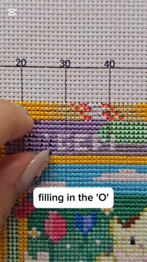 Saturday Stitching ✨ (Togepi Progress)