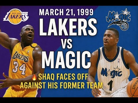03/21/1999 Lakers vs. Magic Kobe Bryant Full game