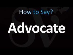 How to Pronounce Advocate (CORRECTLY!)