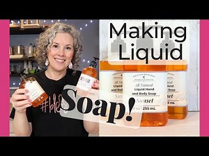 How to Make All Natural Liquid Soap using the Hot Process Method
