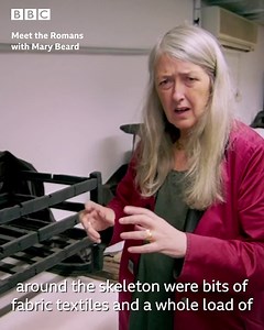 150K views · 373 reactions | Mary Beard examines the only cradle to survive from the ancient Roman world. | BBC Two | Facebook