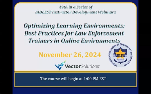 Optimizing Learning Environments