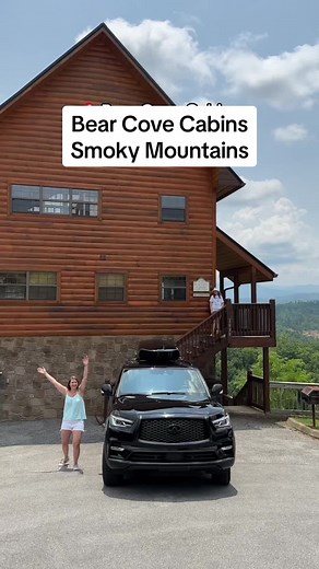 Save this for a great spot to stay in the Smoky Mountains! ⛰️ During our trip to @Dollywood Parks & Resorts, we stayed at Bear Cove Cabins Rejuvenation cabin. We had so much room to spread out and the views of the mountains were phenomal. It was so nice relaxing in the evenings on the 3 decks and hanging out in the game room. Bear Cove Cabins is the Preferred Cabin Company of Dollywood Parks & Resorts. There are definitely some nice perks that come with that! When you book your stay you have the