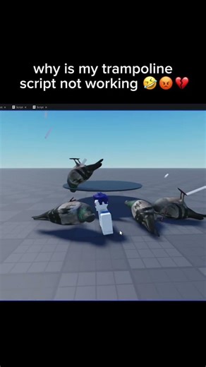 why is scripting trampoline so hard 😭😭 #roblox #robloxmemes #robloxshorts #fyp #robloxstudio