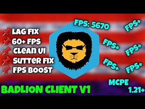 BADLION CLIENT V1 FOR MCPE 1.21+ [FPS BOOST]
