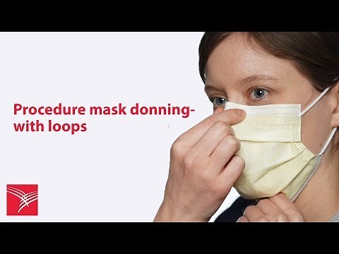 Donning and doffing guidance for procedure masks