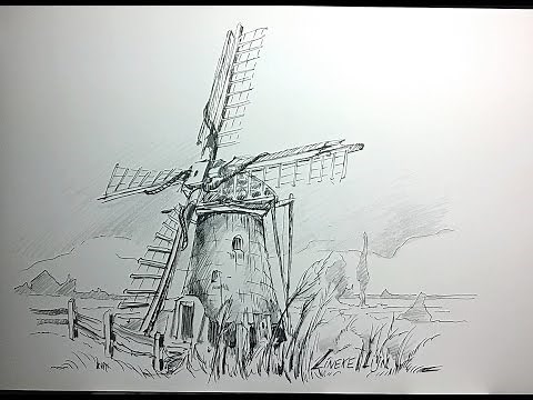Drawing a Mill for Beginners