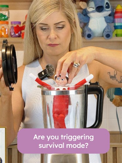 You wouldn’t throw the Elf in the blender……But for some reason, cutting a pacifier is still considered “normal.” The truth? A pacifier isn’t just a piece of plastic. It’s often your child’s first emotional regulation tool, something they’ve used to calm their nervous system since birth. So when we suddenly cut it or take it away with no support? Their brain enters fight or flight. Their nervous system spikes. The result: meltdowns, sleep disruption, emotional distress. That’s not independence. T