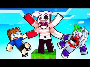 One Block Skyblock with ANGEL DUST from HAZBIN HOTEL