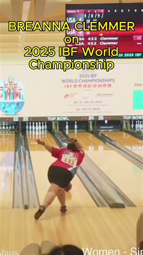 BREANNA CLEMMER on 2025 IBF World Championships #BrighterMags #Bowling IBFBowling