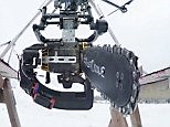 Daredevil trio have made a drone-controlled CHAINSAW