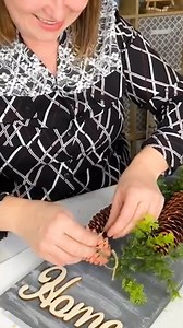 Turn those pine cones into unique carrot decor for spring! #crafts #eastercrafts #pineconecrafts #sustainmycrafthabit | Sustain My Craft Habit