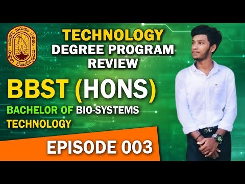 University Of Ruhuna | Bachelor of Biosystems Technology | Episode 003 | Sinhala