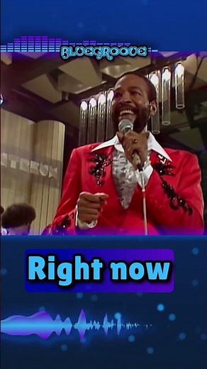 Marvin Gaye working the crowd at Montreux Jazz Festival in 1980. Live concert performance