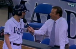 Ball boy's great catch was followed by a standing ovation from the players